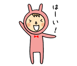 rabbit suit NANA-chan sticker #11638676