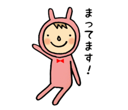 rabbit suit NANA-chan sticker #11638677