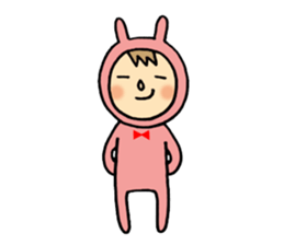 rabbit suit NANA-chan sticker #11638681