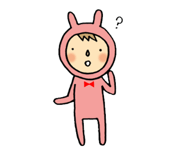 rabbit suit NANA-chan sticker #11638682