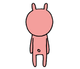 rabbit suit NANA-chan sticker #11638694