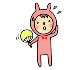 rabbit suit NANA-chan sticker #11638698