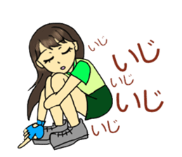 Kung-fu Karate girl Kimika sticker #11639748