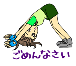 Kung-fu Karate girl Kimika sticker #11639749