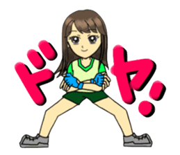 Kung-fu Karate girl Kimika sticker #11639751