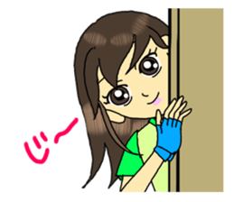 Kung-fu Karate girl Kimika sticker #11639752