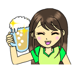 Kung-fu Karate girl Kimika sticker #11639756