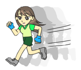 Kung-fu Karate girl Kimika sticker #11639758