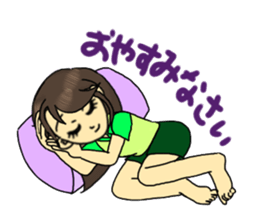 Kung-fu Karate girl Kimika sticker #11639761