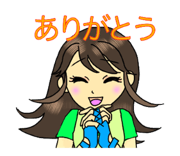 Kung-fu Karate girl Kimika sticker #11639770