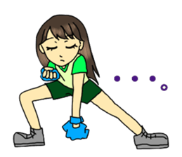 Kung-fu Karate girl Kimika sticker #11639777