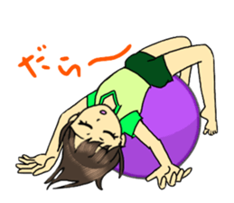 Kung-fu Karate girl Kimika sticker #11639779