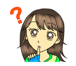 Kung-fu Karate girl Kimika sticker #11639780