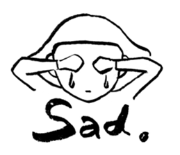 single eyelid pp sticker #11639878