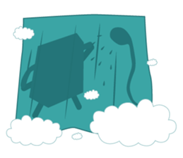 Carton boy KAPU sticker #11641193