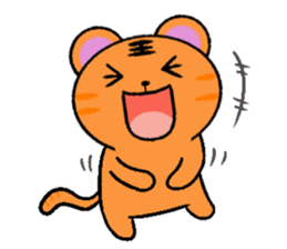 Obediently Tiger -2 sticker #11642061