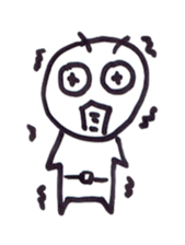 Green a guy sticker #11642233