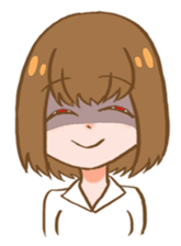 Sweet and gentle smile sticker #11642345