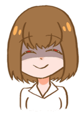 Sweet and gentle smile sticker #11642345