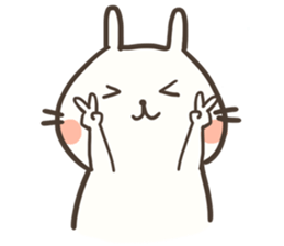 Bunny is Chubby sticker #11642905