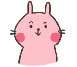 Bunny is Chubby sticker #11642924
