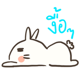 Bunny is Chubby sticker #11642929