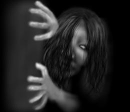 Hand jet black of the darkness sticker #11643119