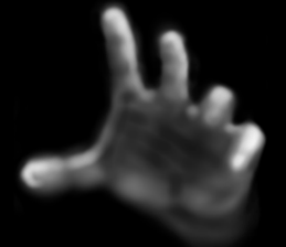 Hand jet black of the darkness sticker #11643127