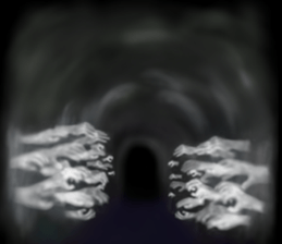 Hand jet black of the darkness sticker #11643128