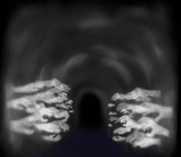 Hand jet black of the darkness sticker #11643128