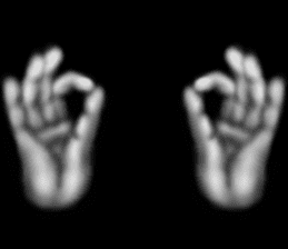 Hand jet black of the darkness sticker #11643131