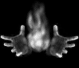 Hand jet black of the darkness sticker #11643133