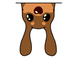 Chocolate and cats apartment sticker #11643234