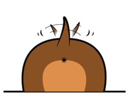 Chocolate and cats apartment sticker #11643236