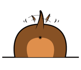 Chocolate and cats apartment sticker #11643236