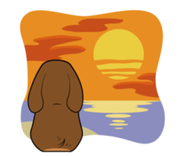 Chocolate and cats apartment sticker #11643238