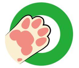 Chocolate and cats apartment sticker #11643248