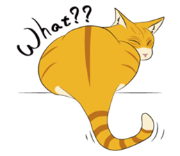 Chocolate and cats apartment sticker #11643256