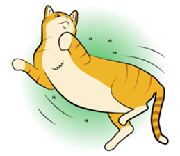 Chocolate and cats apartment sticker #11643258