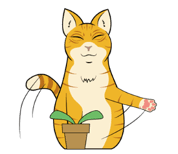 Chocolate and cats apartment sticker #11643260