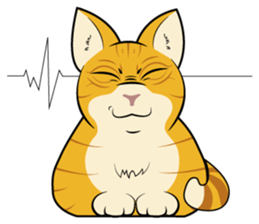 Chocolate and cats apartment sticker #11643263