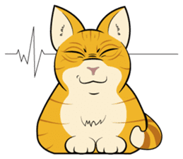 Chocolate and cats apartment sticker #11643263