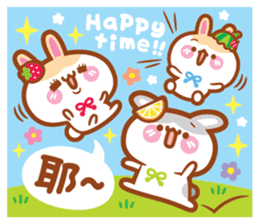 Cherry Mommy 's Rabbits 2 sticker #11643344