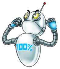 Very First Robot Colleague sticker #11643504