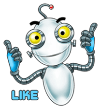 Very First Robot Colleague sticker #11643517