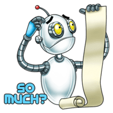 Very First Robot Colleague sticker #11643529