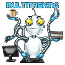 Very First Robot Colleague sticker #11643531