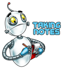 Very First Robot Colleague sticker #11643535