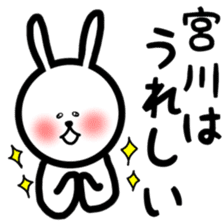 Fukurabbit Miyagawa sticker sticker #11643587