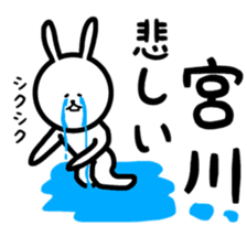 Fukurabbit Miyagawa sticker sticker #11643591
